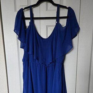Blue Dress with pockets
